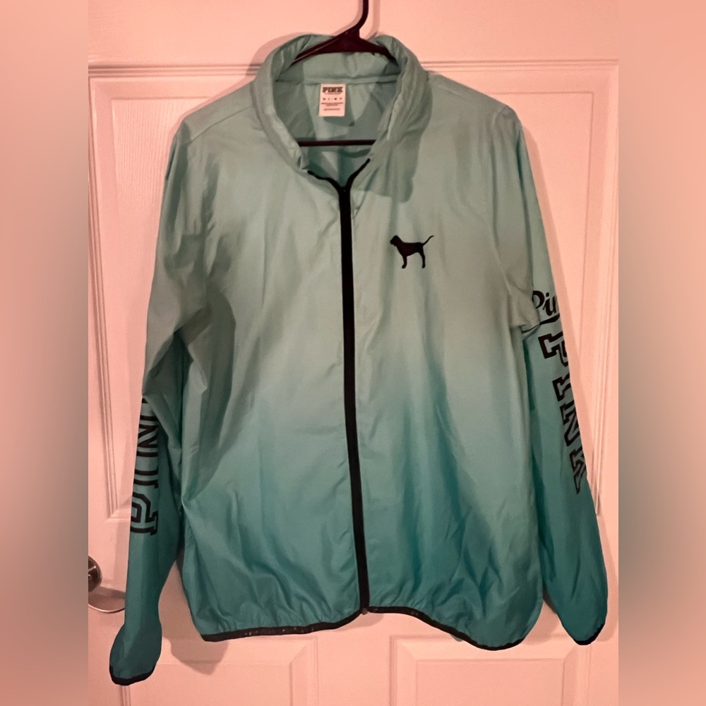 PINK OMBRE WINDBREAKER JACKET